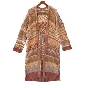 Free People Dust in the wind fall colors cardigan size large